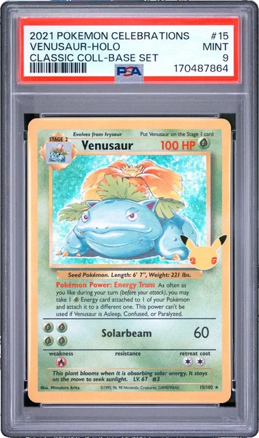 Venusaur Holo PSA 9