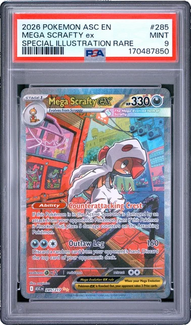 Mega Scrafty Ex PSA 9