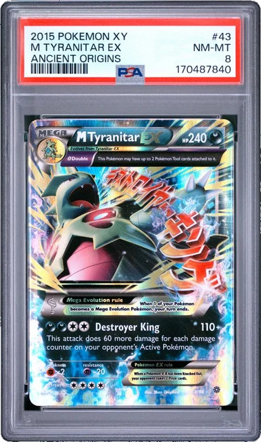 M Tyranitar EX PSA 8