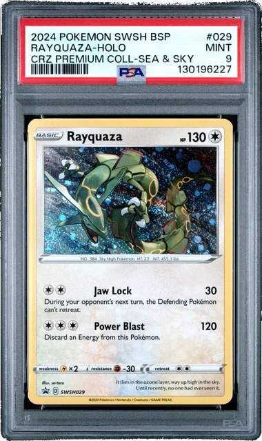 Rayquaza Promo PSA 9