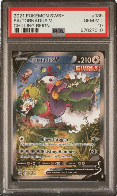 Tornadus V Chilling Reign PSA 10