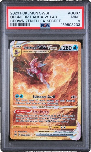 Origin Forme Palkia VSTAR PSA 9