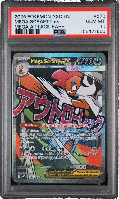 Mega Scrafty Ex PSA 10