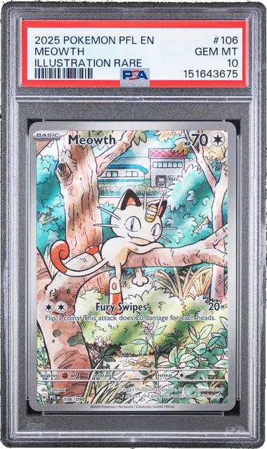 Meowth Phantasmal PSA 10