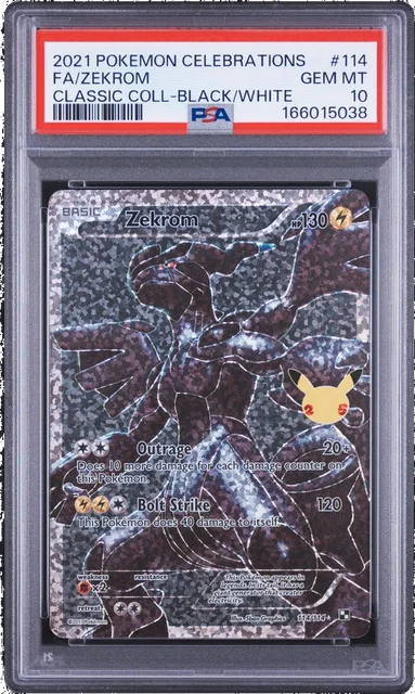 Zekrom Classic Collection PSA 10