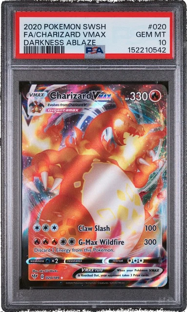 Charizard Vmax Darkness Ablaze PSA 10