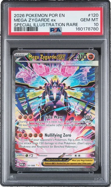 Mega Zygarde EX PSA 10