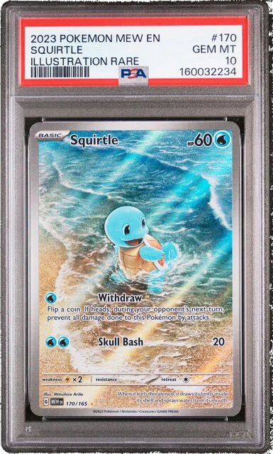 Squirtle 151 PSA 10