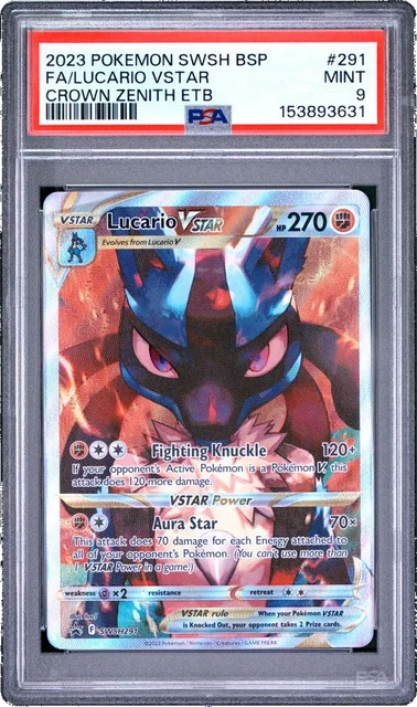 Lucario Vstar PSA 9